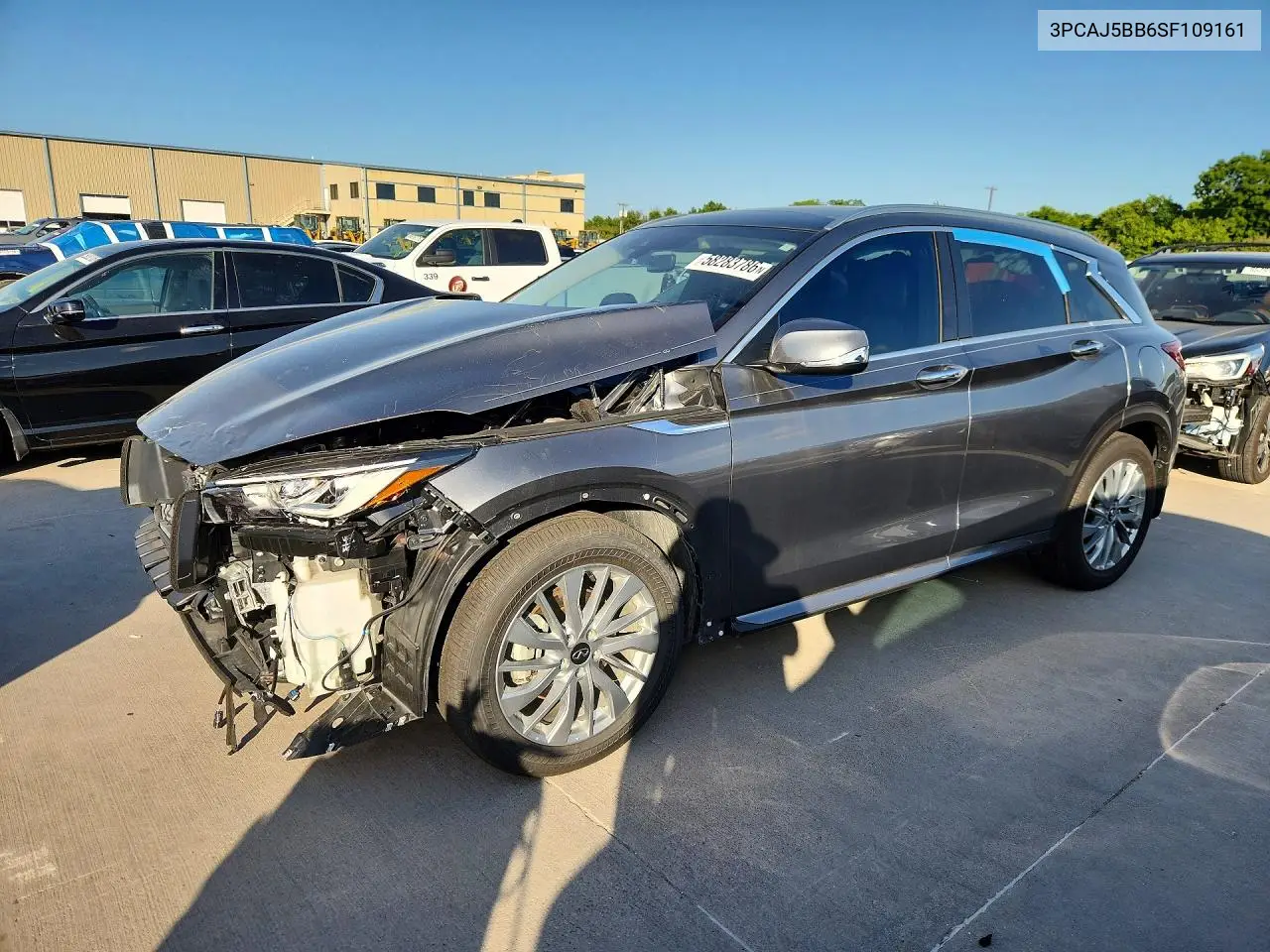 2025 Infiniti Qx50 Luxe VIN: 3PCAJ5BB6SF109161 Lot: 58283786