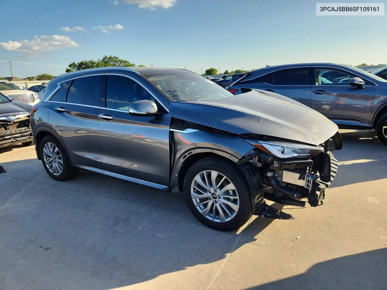 2025 Infiniti Qx50 Luxe VIN: 3PCAJ5BB6SF109161 Lot: 58283786
