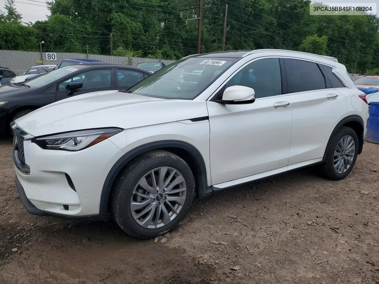 2025 Infiniti Qx50 Luxe VIN: 3PCAJ5BB4SF108204 Lot: 58375896