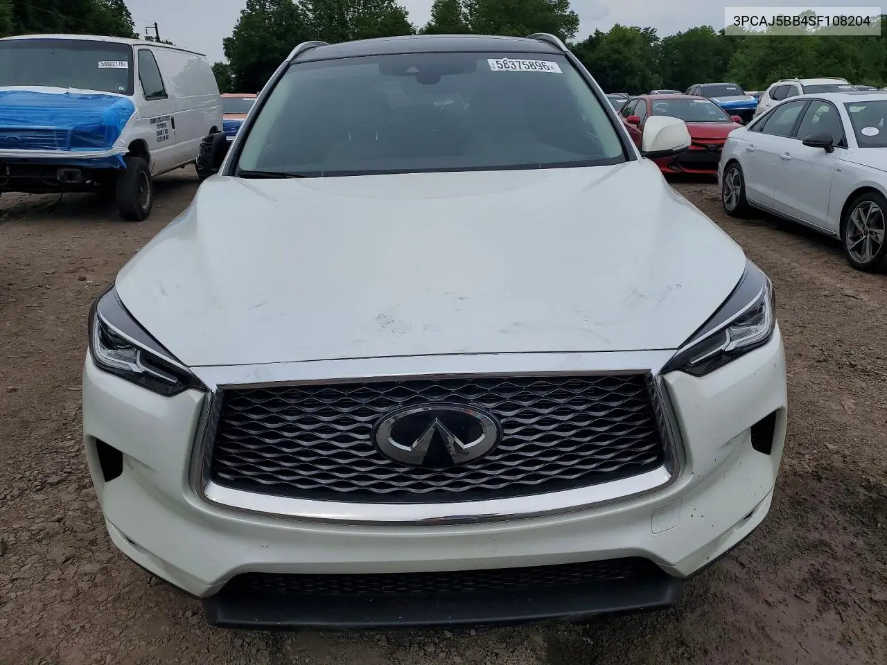 2025 Infiniti Qx50 Luxe VIN: 3PCAJ5BB4SF108204 Lot: 58375896