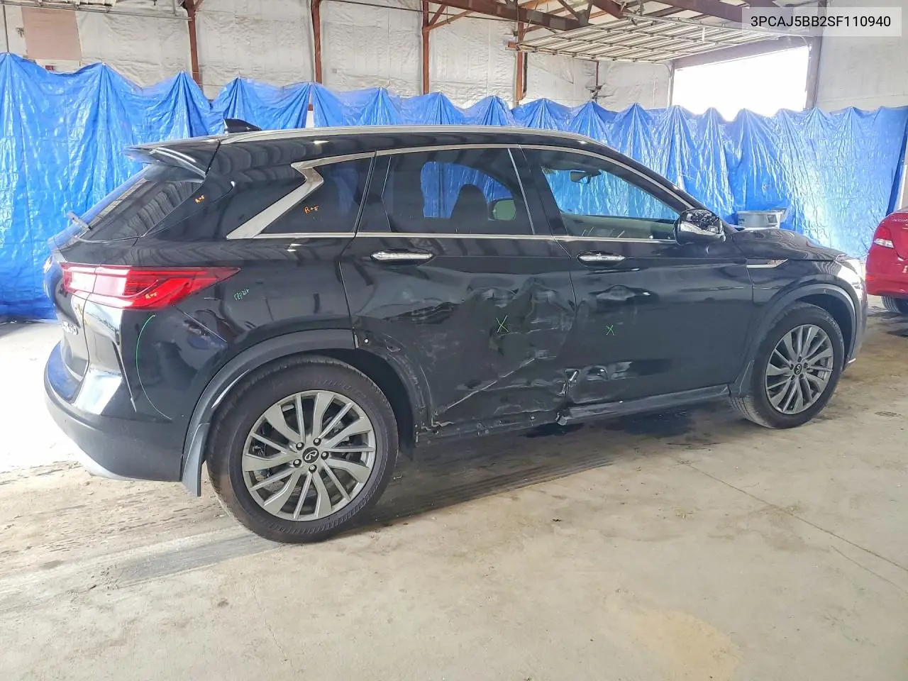 2025 Infiniti Qx50 Luxe VIN: 3PCAJ5BB2SF110940 Lot: 61309286