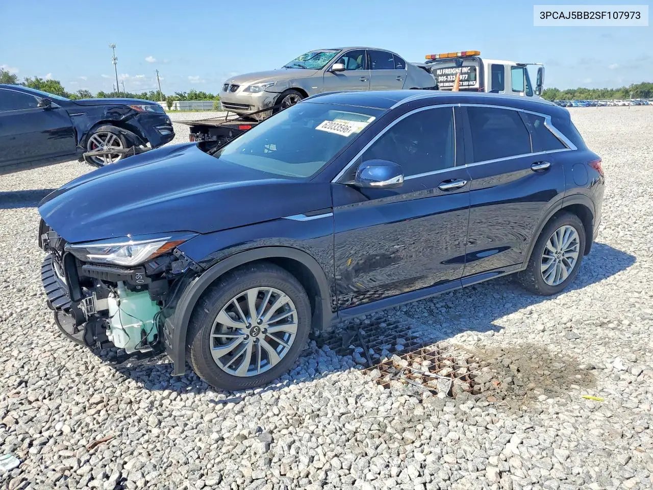 2025 Infiniti Qx50 Luxe VIN: 3PCAJ5BB2SF107973 Lot: 62033596