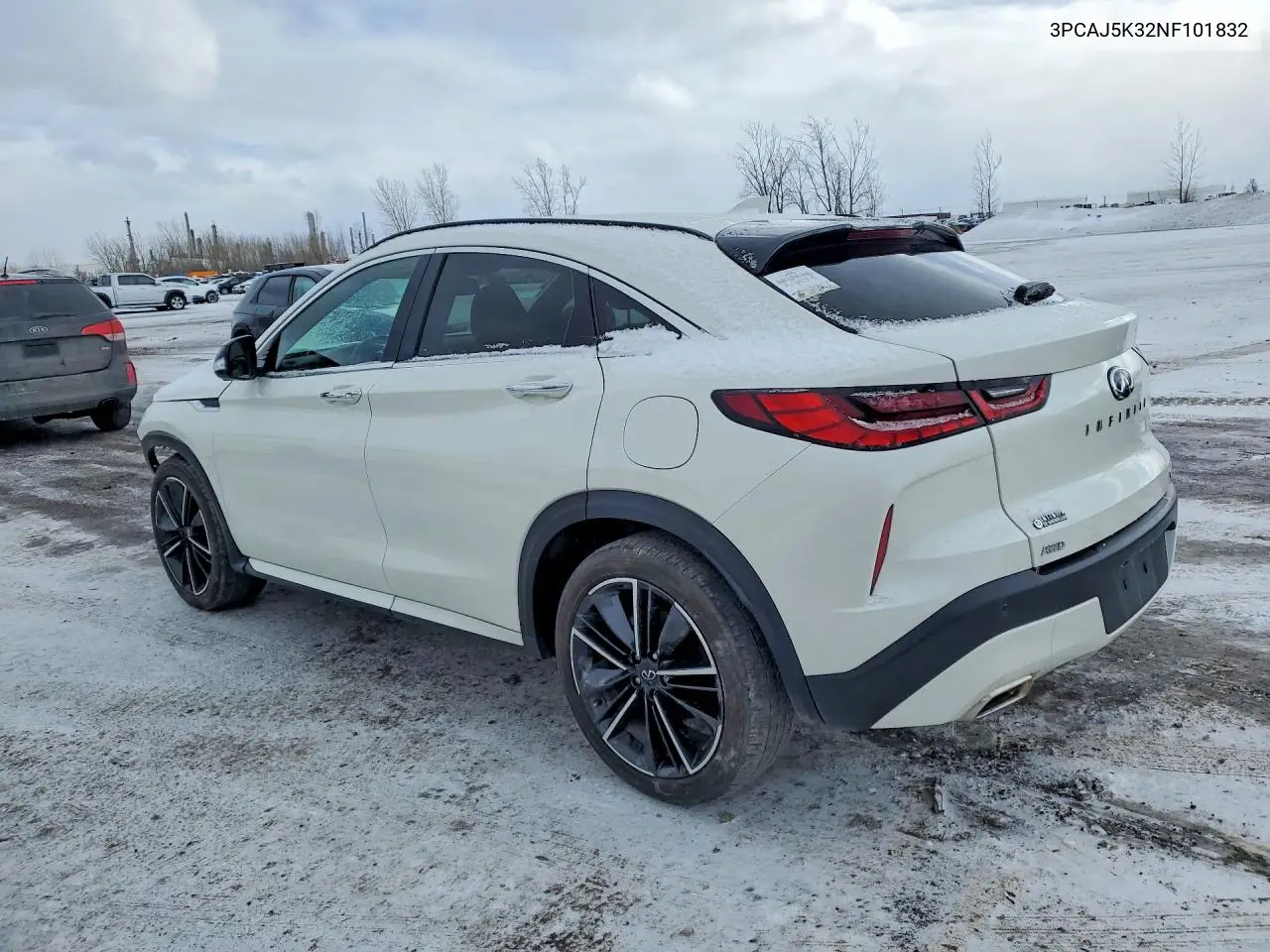 2022 Infiniti Qx55 Essential VIN: 3PCAJ5K32NF101832 Lot: 45728366
