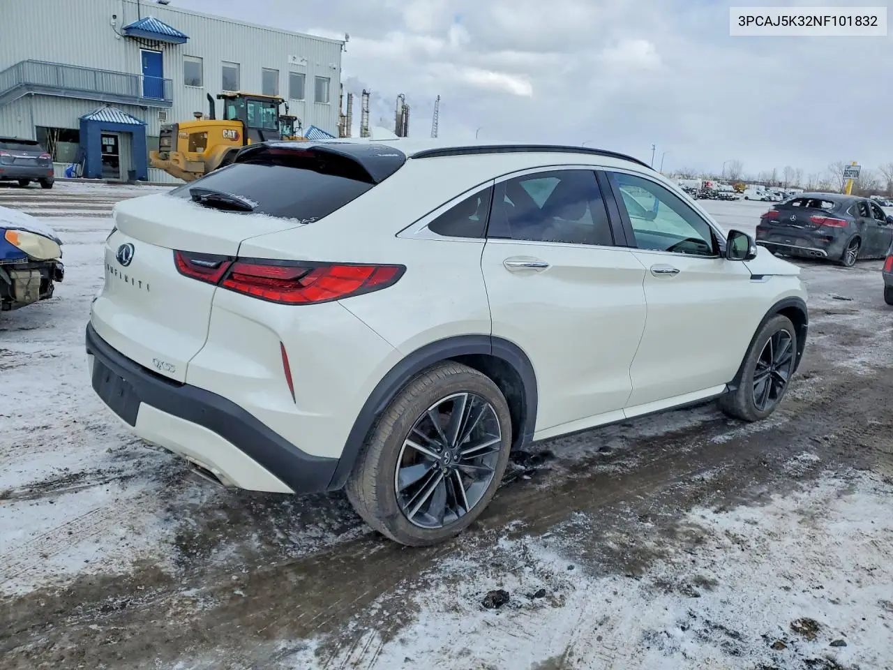 2022 Infiniti Qx55 Essential VIN: 3PCAJ5K32NF101832 Lot: 45728366