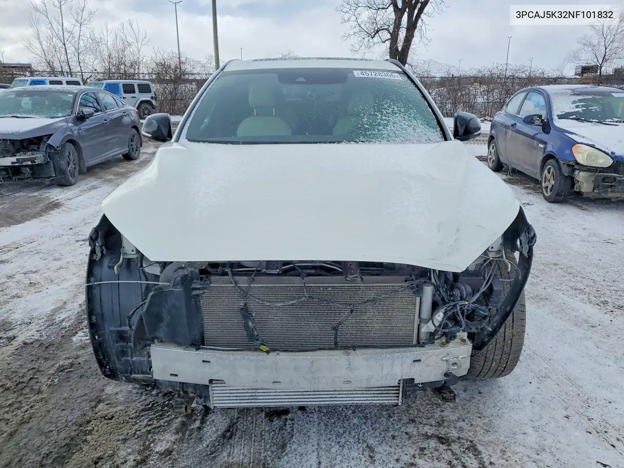 2022 Infiniti Qx55 Essential VIN: 3PCAJ5K32NF101832 Lot: 45728366