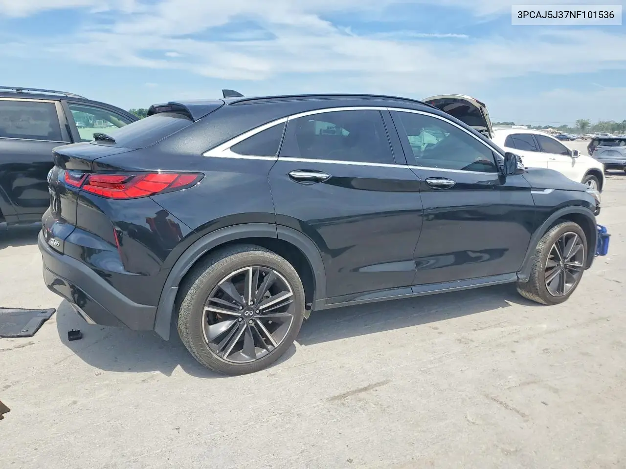 2022 Infiniti Qx55 Luxe VIN: 3PCAJ5J37NF101536 Lot: 55935896
