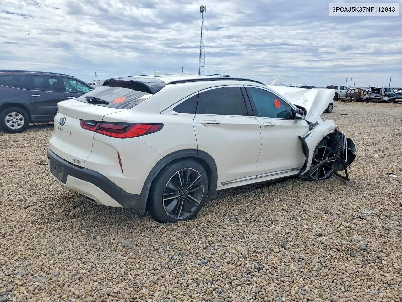 2022 Infiniti Qx55 Essential VIN: 3PCAJ5K37NF112843 Lot: 56168046