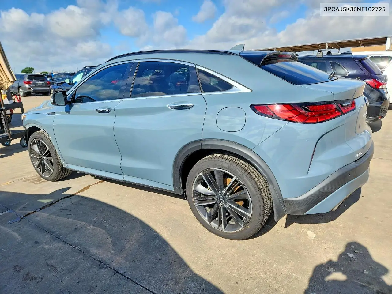 2022 Infiniti Qx55 Essential VIN: 3PCAJ5K36NF102725 Lot: 56693006