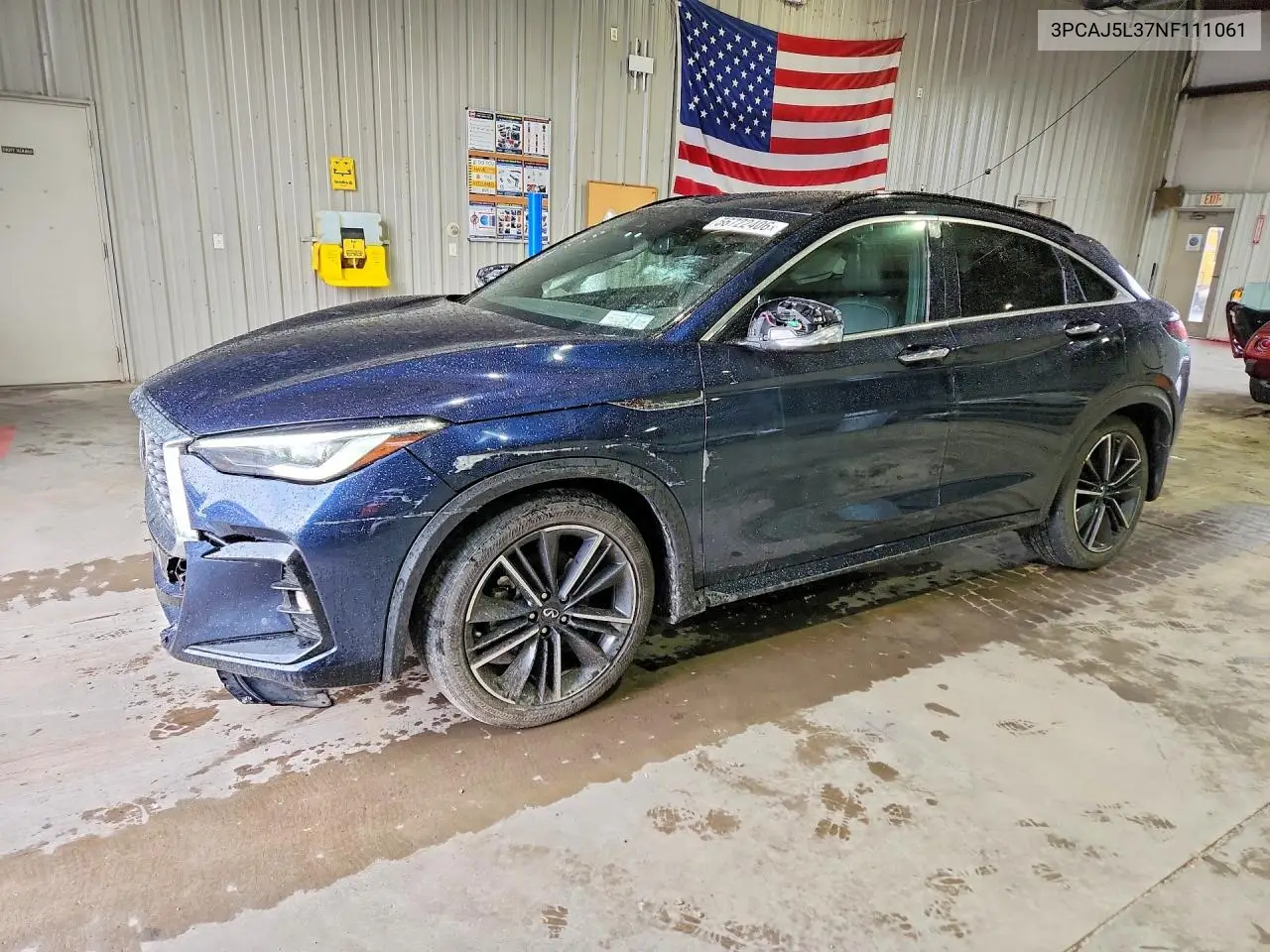 2022 Infiniti Qx55 Sensory VIN: 3PCAJ5L37NF111061 Lot: 56722406