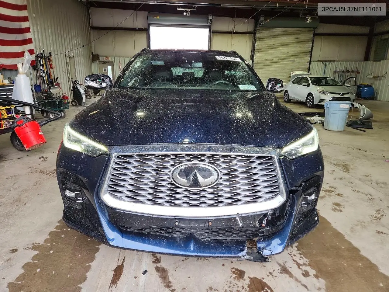 2022 Infiniti Qx55 Sensory VIN: 3PCAJ5L37NF111061 Lot: 56722406