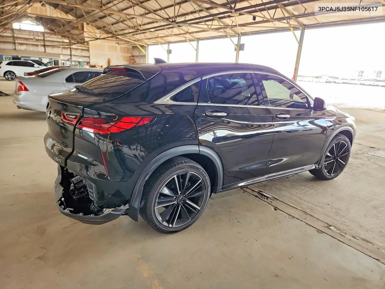 2022 Infiniti Qx55 Luxe VIN: 3PCAJ5J35NF105617 Lot: 58814366