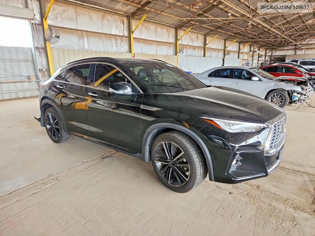 2022 Infiniti Qx55 Luxe VIN: 3PCAJ5J35NF105617 Lot: 58814366