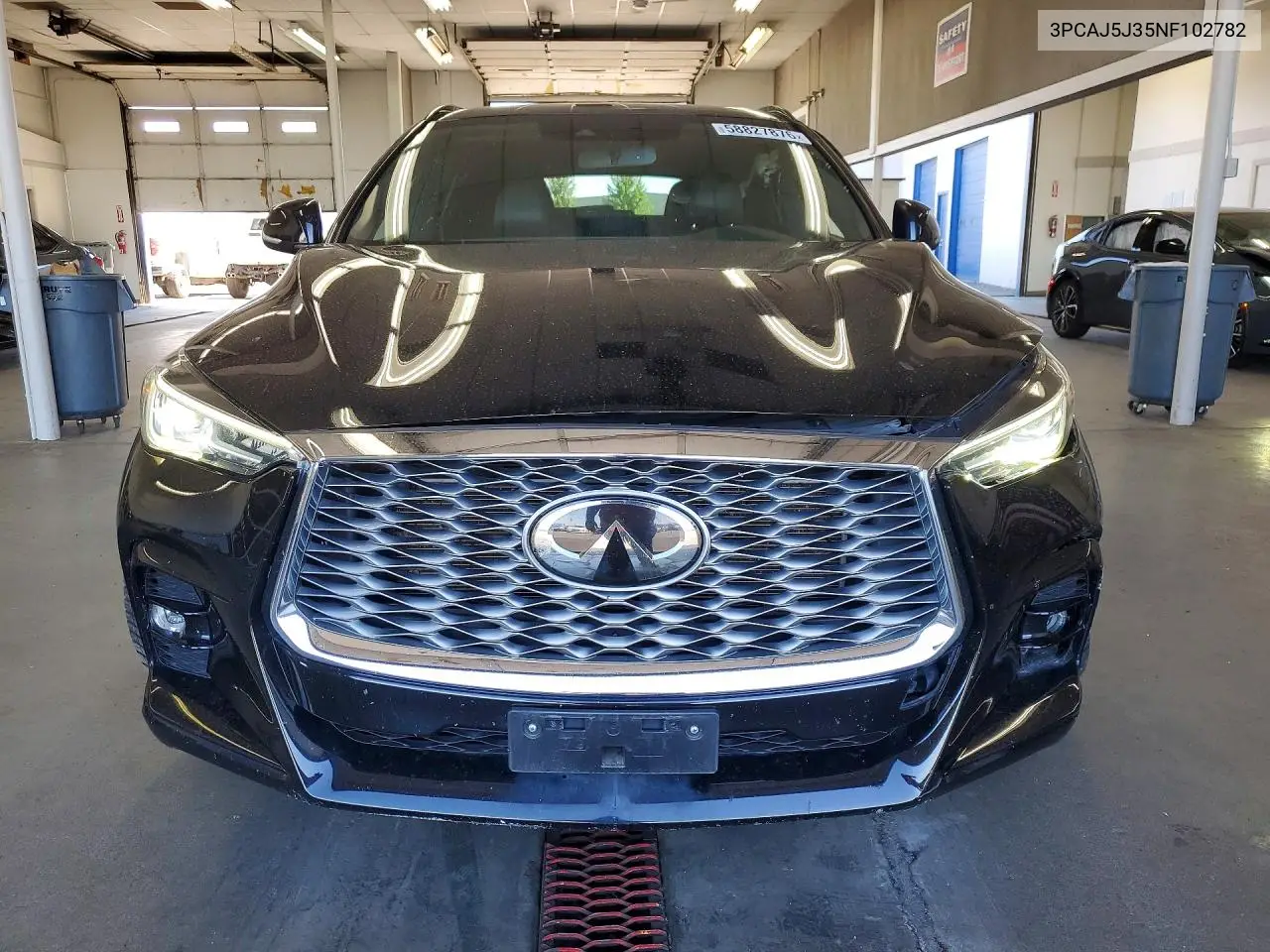 2022 Infiniti Qx55 Luxe VIN: 3PCAJ5J35NF102782 Lot: 58827876
