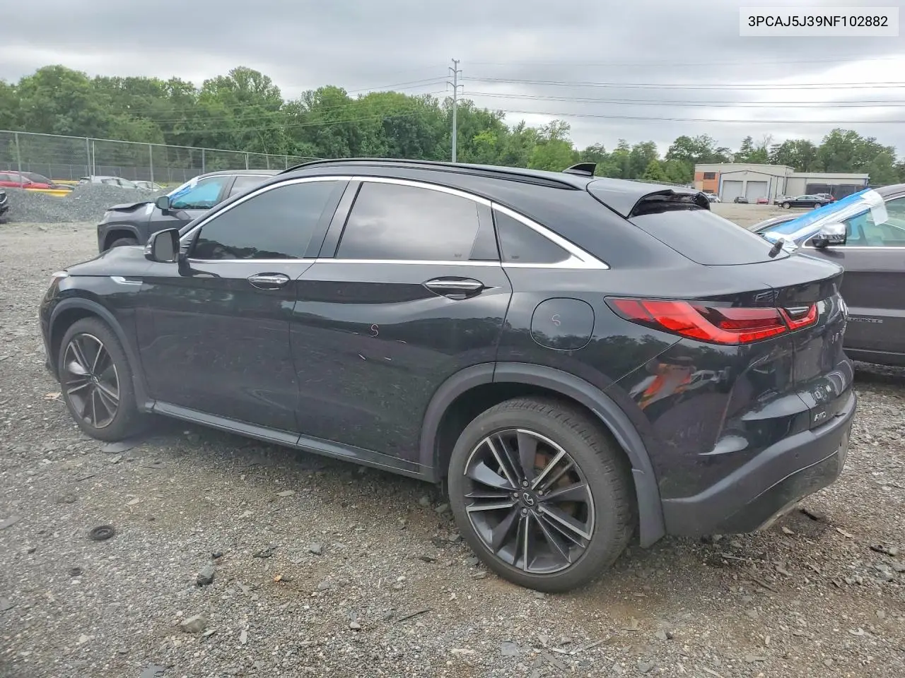 2022 Infiniti Qx55 Luxe VIN: 3PCAJ5J39NF102882 Lot: 59787886