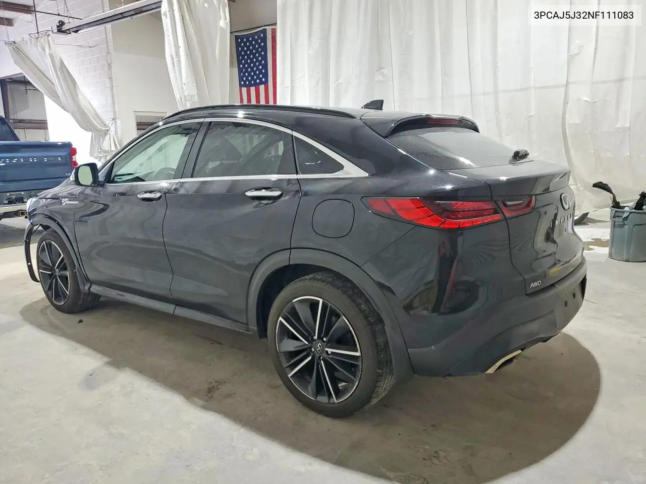 2022 Infiniti Qx55 Luxe VIN: 3PCAJ5J32NF111083 Lot: 60403856