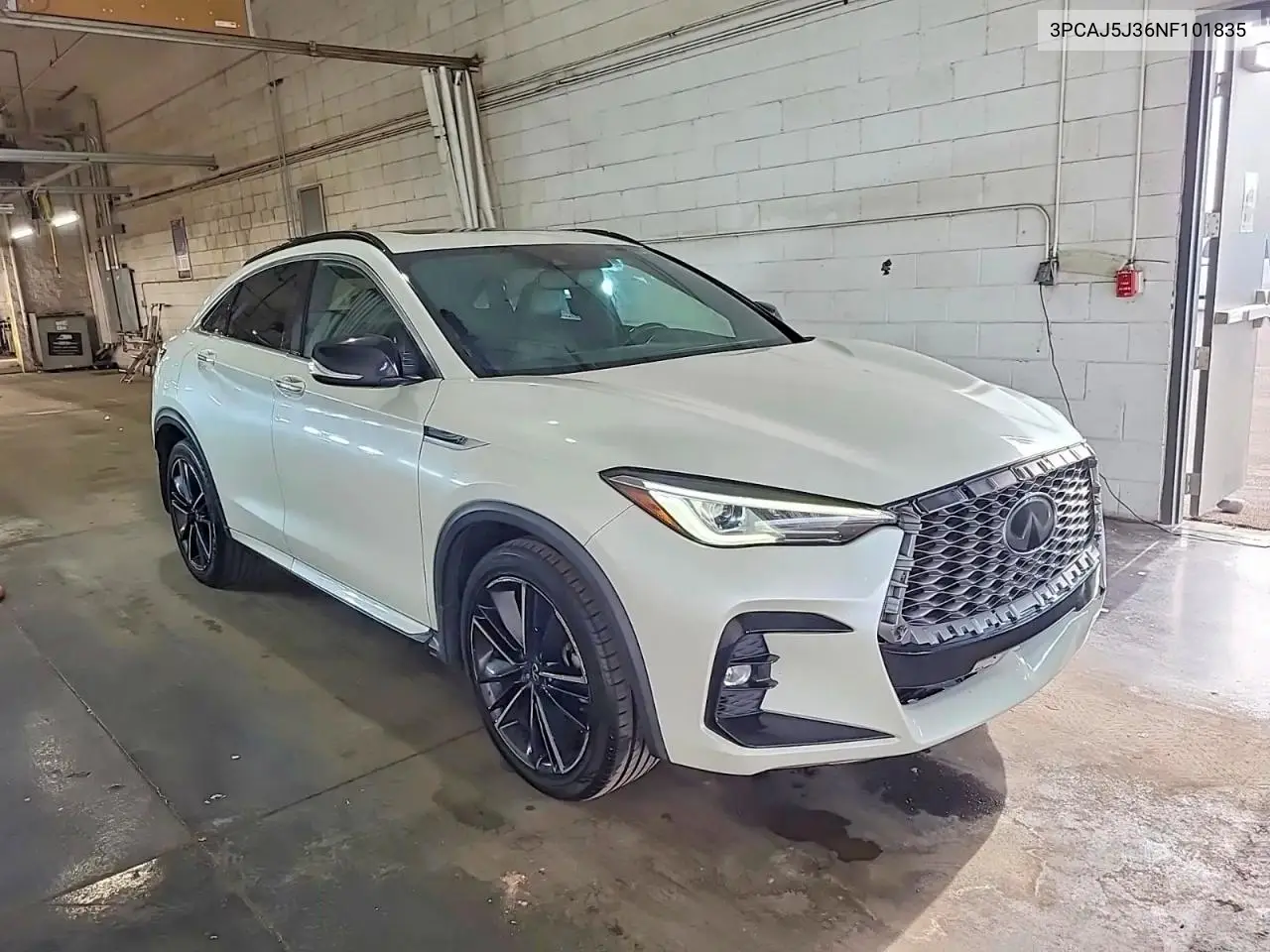 2022 Infiniti Qx55 Luxe VIN: 3PCAJ5J36NF101835 Lot: 60650506
