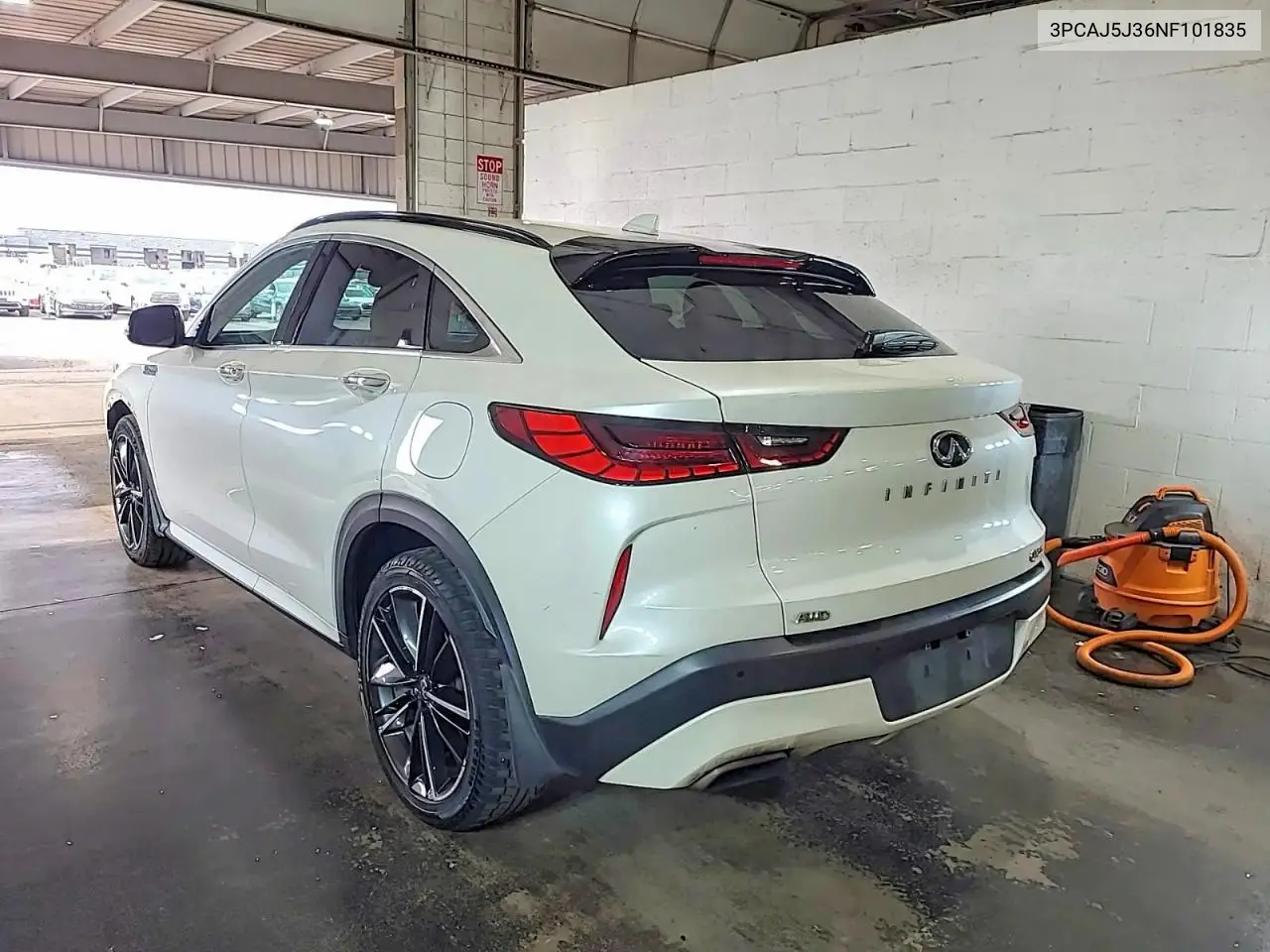 2022 Infiniti Qx55 Luxe VIN: 3PCAJ5J36NF101835 Lot: 60650506