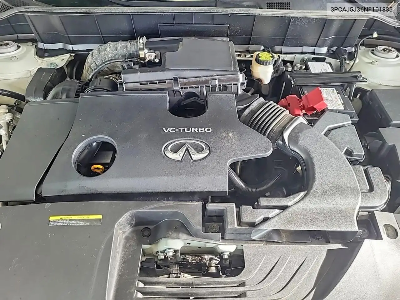 2022 Infiniti Qx55 Luxe VIN: 3PCAJ5J36NF101835 Lot: 60650506