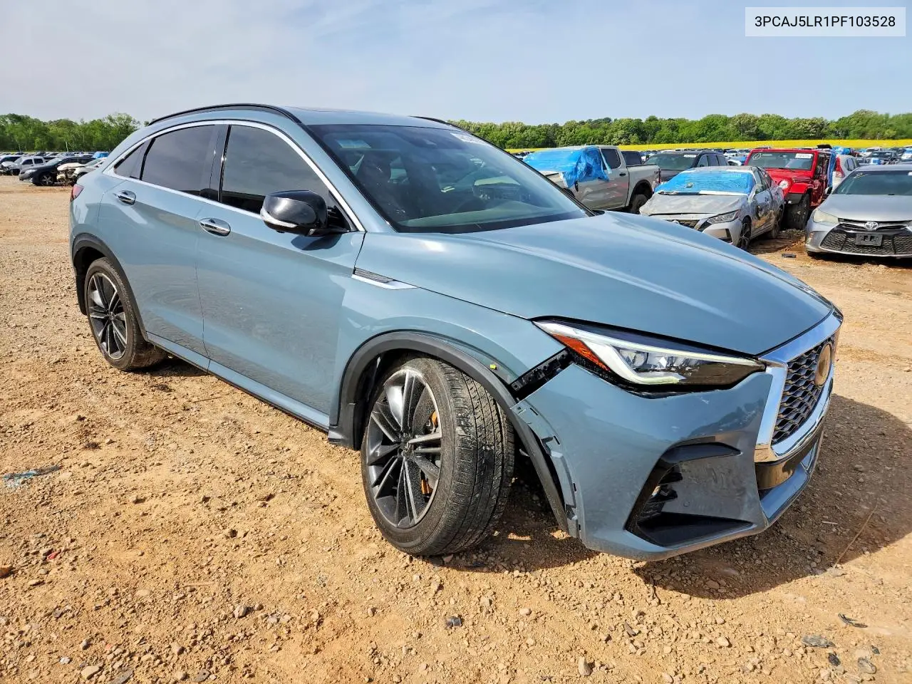 2023 Infiniti Qx55 Sensory VIN: 3PCAJ5LR1PF103528 Lot: 48340286
