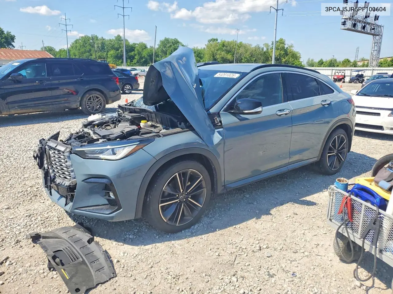 2023 Infiniti Qx55 Luxe VIN: 3PCAJ5JR5PF100604 Lot: 54091026