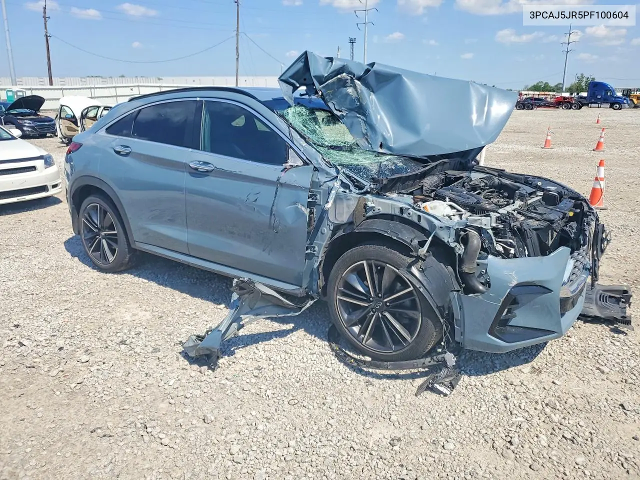 2023 Infiniti Qx55 Luxe VIN: 3PCAJ5JR5PF100604 Lot: 54091026