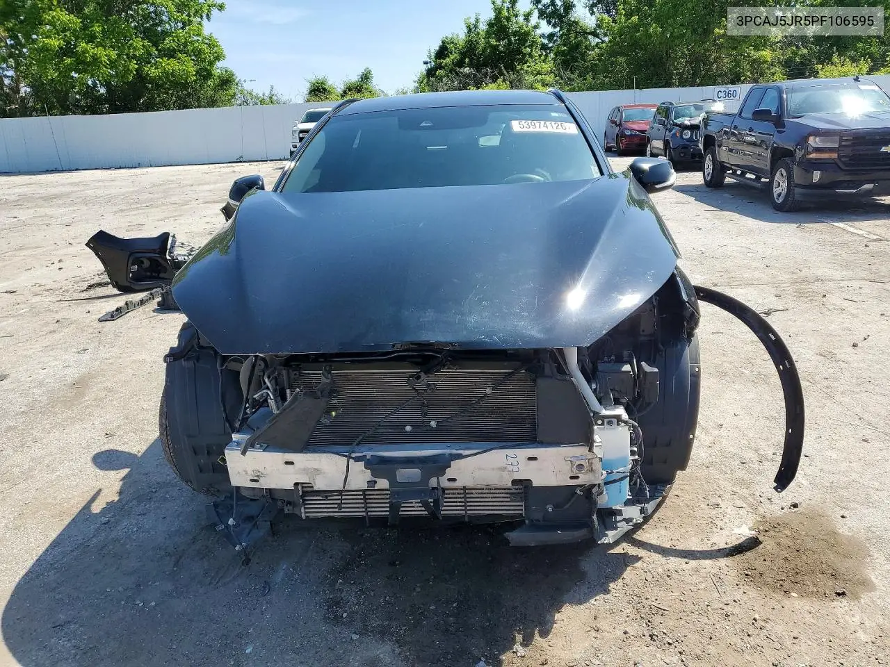 2023 Infiniti Qx55 Luxe VIN: 3PCAJ5JR5PF106595 Lot: 55965456