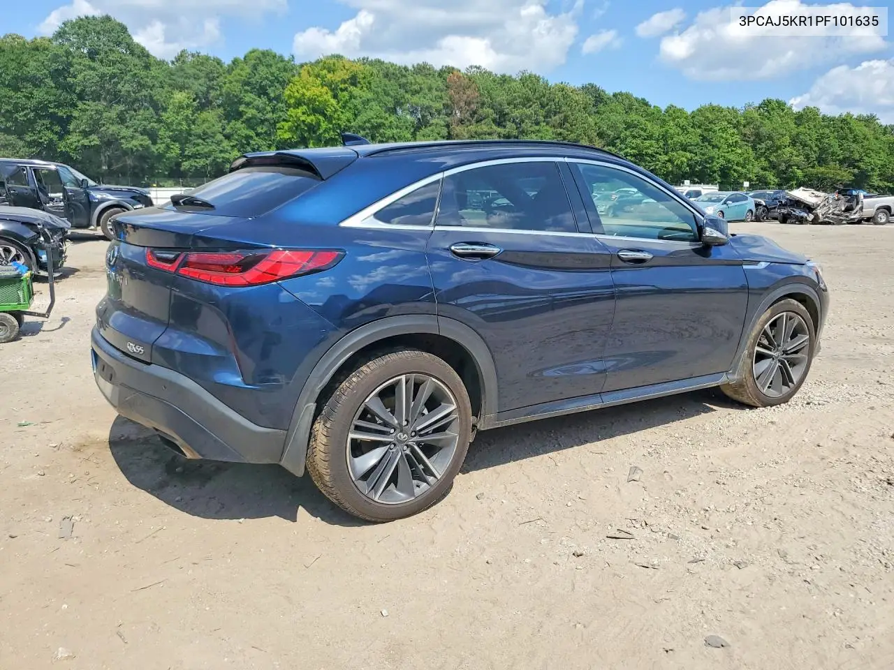 2023 Infiniti Qx55 Essential VIN: 3PCAJ5KR1PF101635 Lot: 58808906