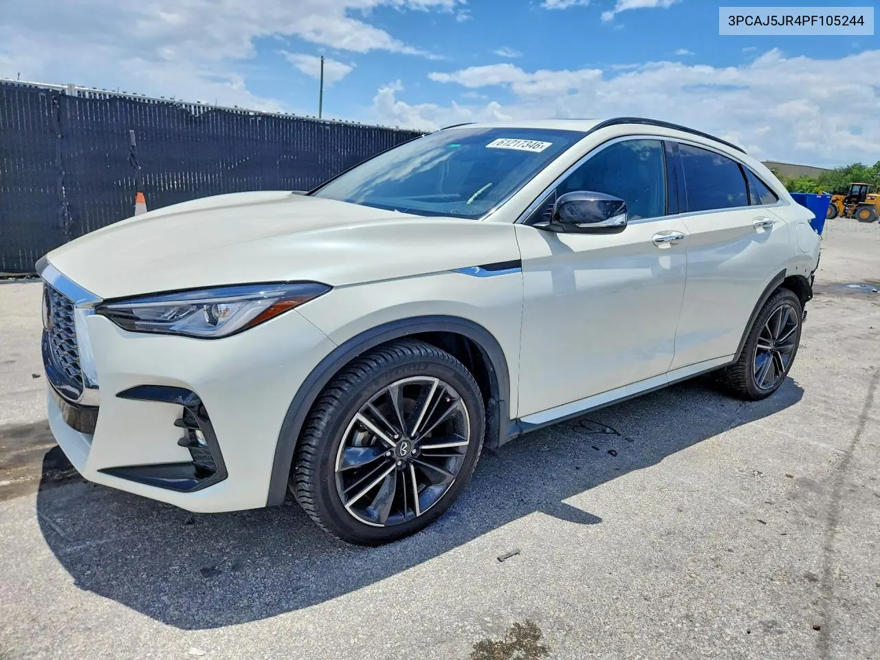 2023 Infiniti Qx55 Luxe VIN: 3PCAJ5JR4PF105244 Lot: 61217346