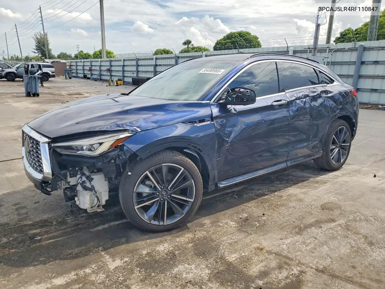 2024 Infiniti Qx55 Sensory VIN: 3PCAJ5LR4RF110847 Lot: 55490966