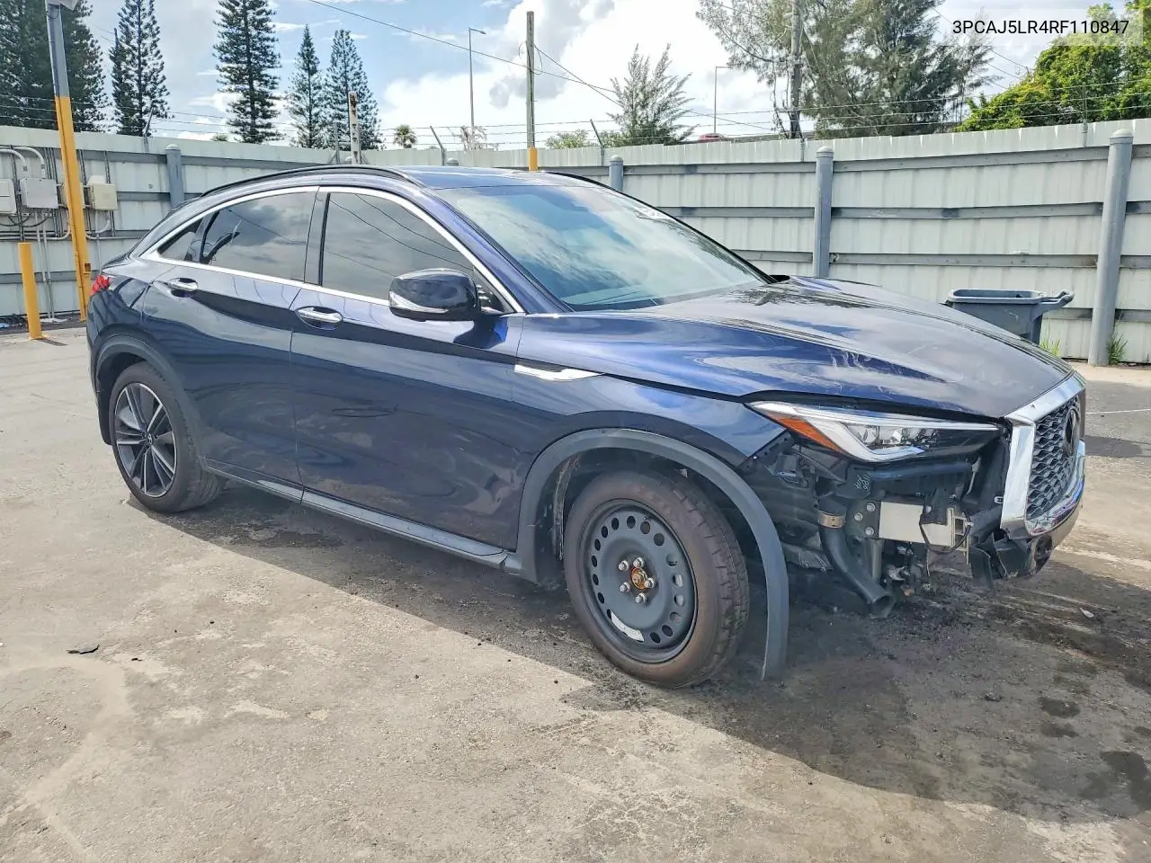 2024 Infiniti Qx55 Sensory VIN: 3PCAJ5LR4RF110847 Lot: 55490966