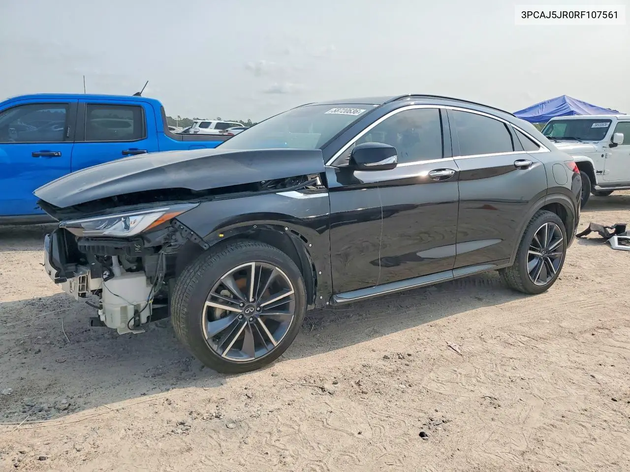 2024 Infiniti Qx55 Luxe VIN: 3PCAJ5JR0RF107561 Lot: 58720636
