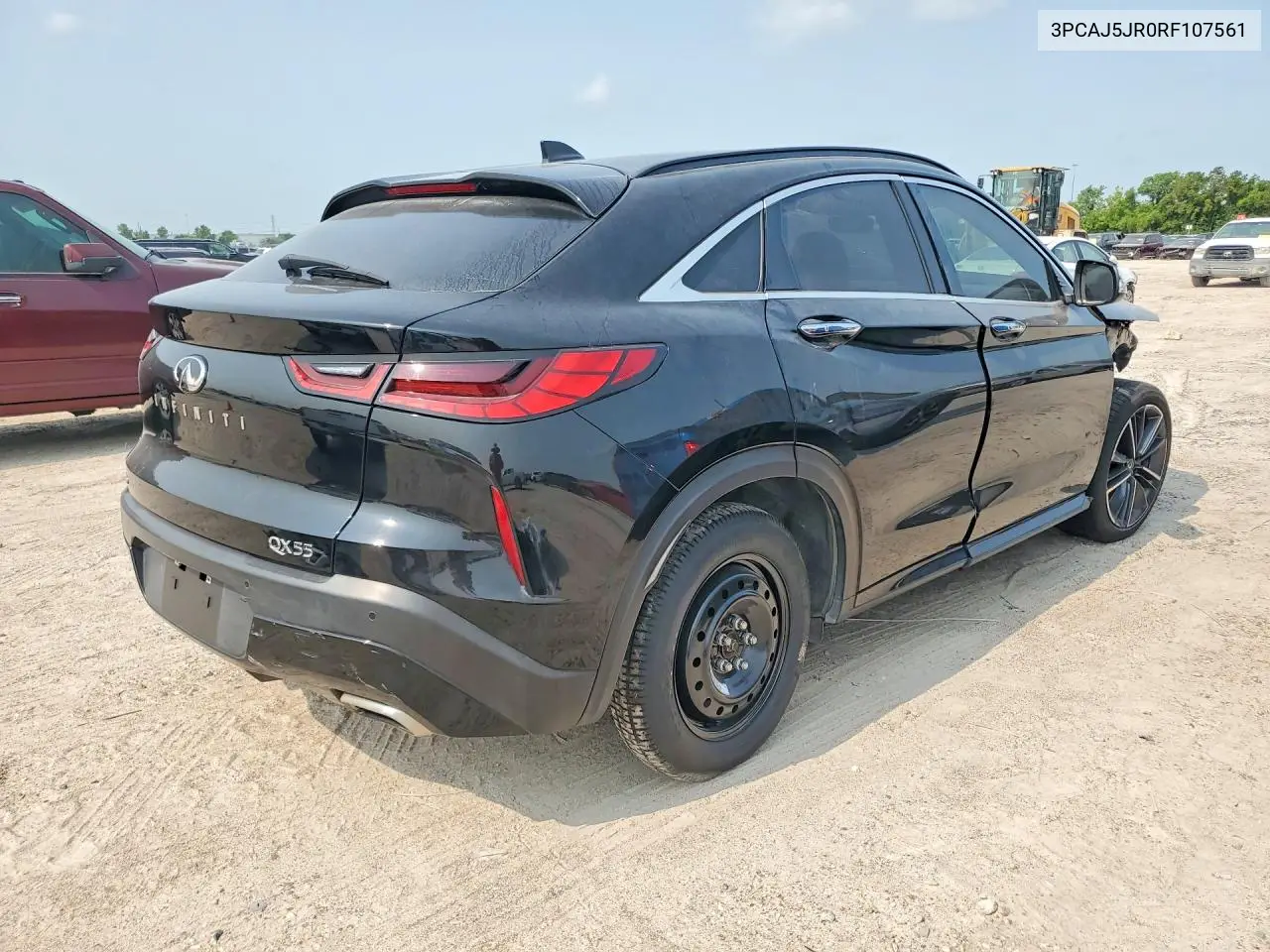 2024 Infiniti Qx55 Luxe VIN: 3PCAJ5JR0RF107561 Lot: 58720636