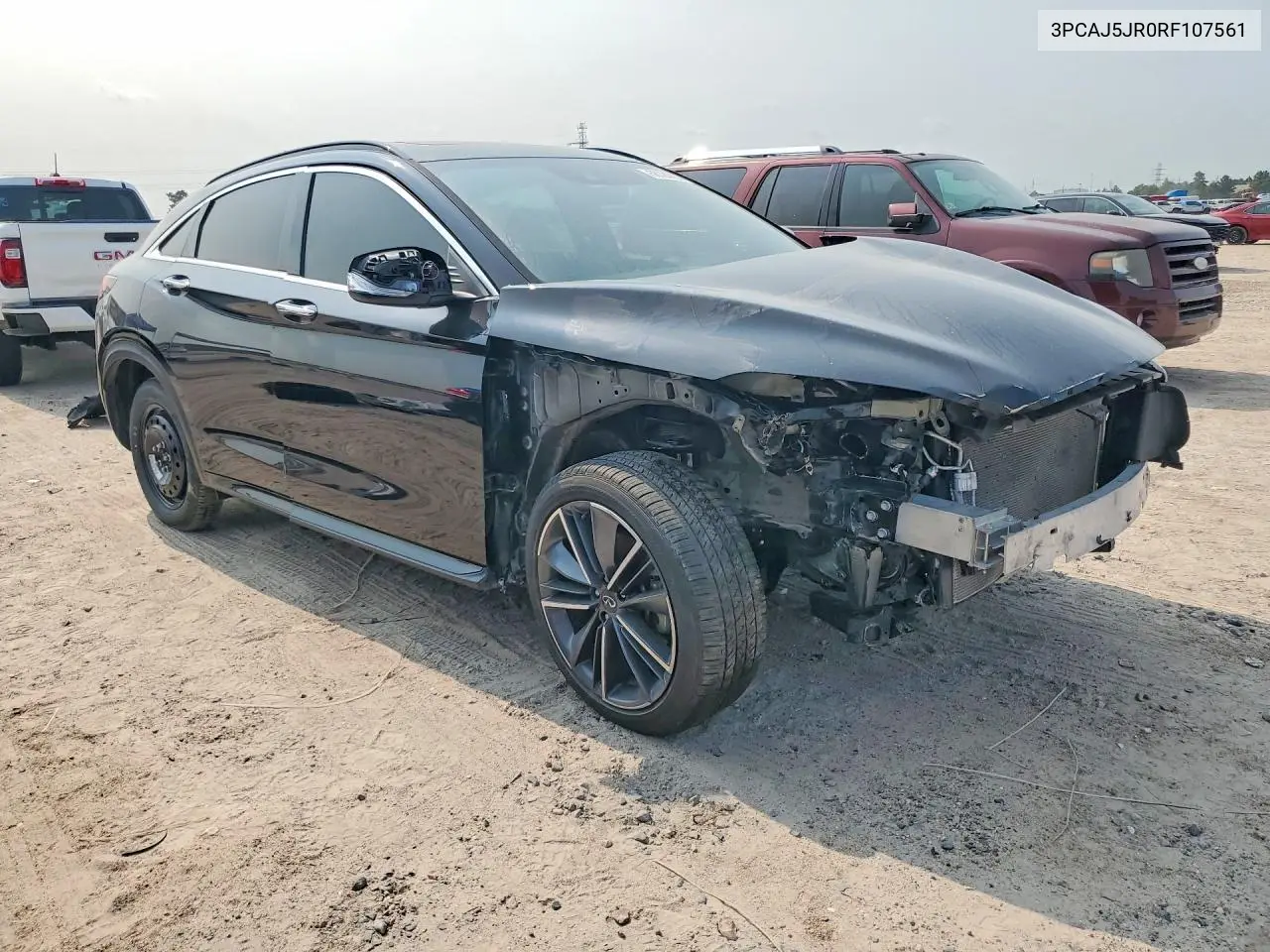 2024 Infiniti Qx55 Luxe VIN: 3PCAJ5JR0RF107561 Lot: 58720636