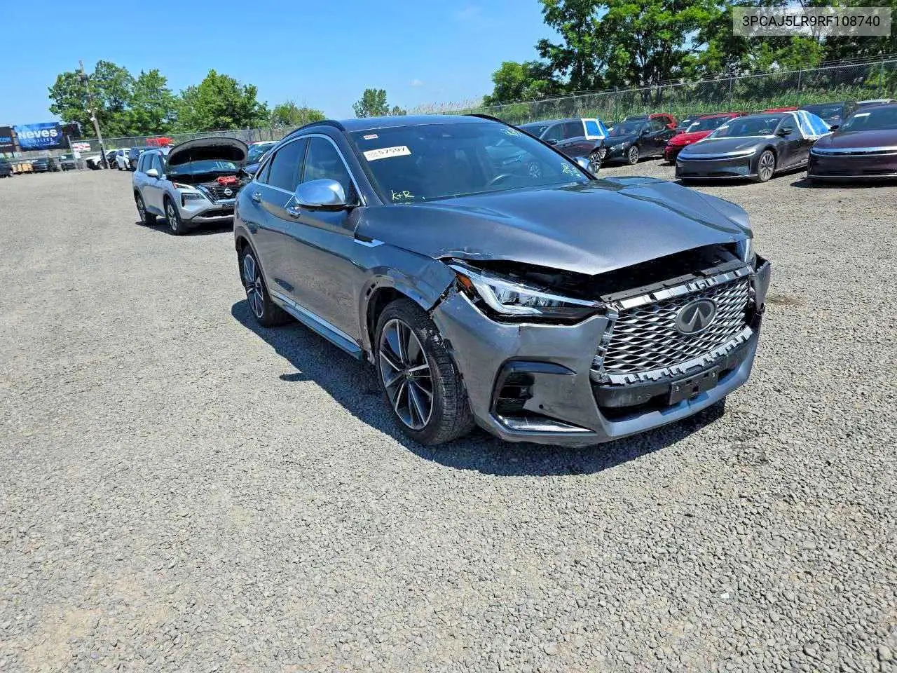 2024 Infiniti Qx55 Sensory VIN: 3PCAJ5LR9RF108740 Lot: 60644496