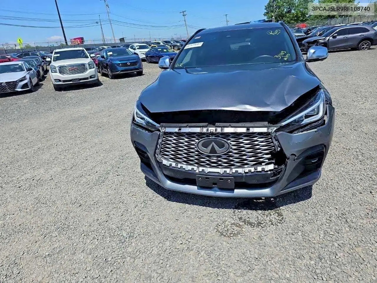 2024 Infiniti Qx55 Sensory VIN: 3PCAJ5LR9RF108740 Lot: 60644496