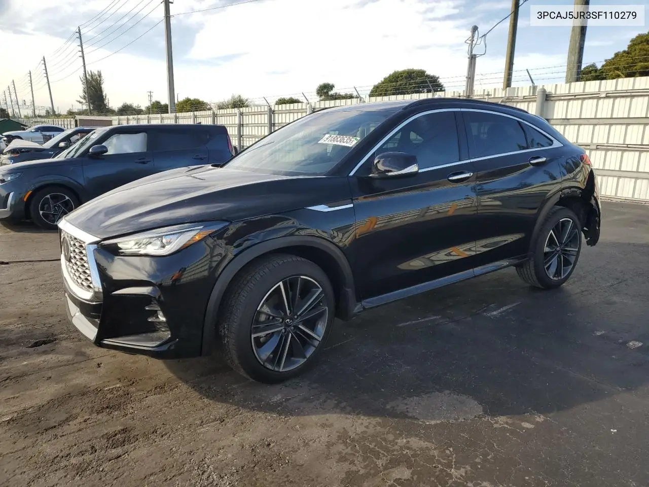 2025 Infiniti Qx55 Luxe VIN: 3PCAJ5JR3SF110279 Lot: 91883635