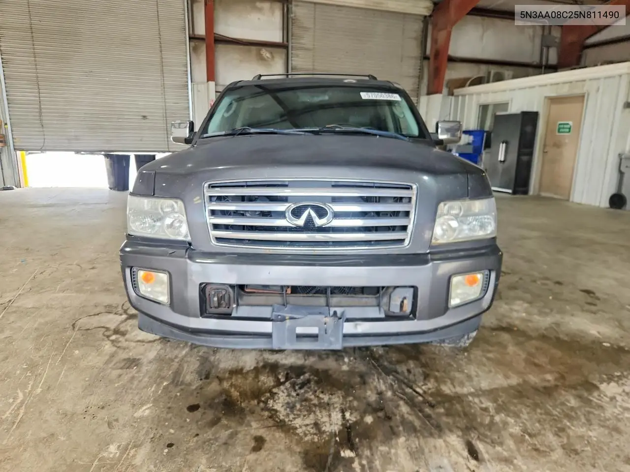2005 Infiniti Qx56 Base VIN: 5N3AA08C25N811490 Lot: 57050386