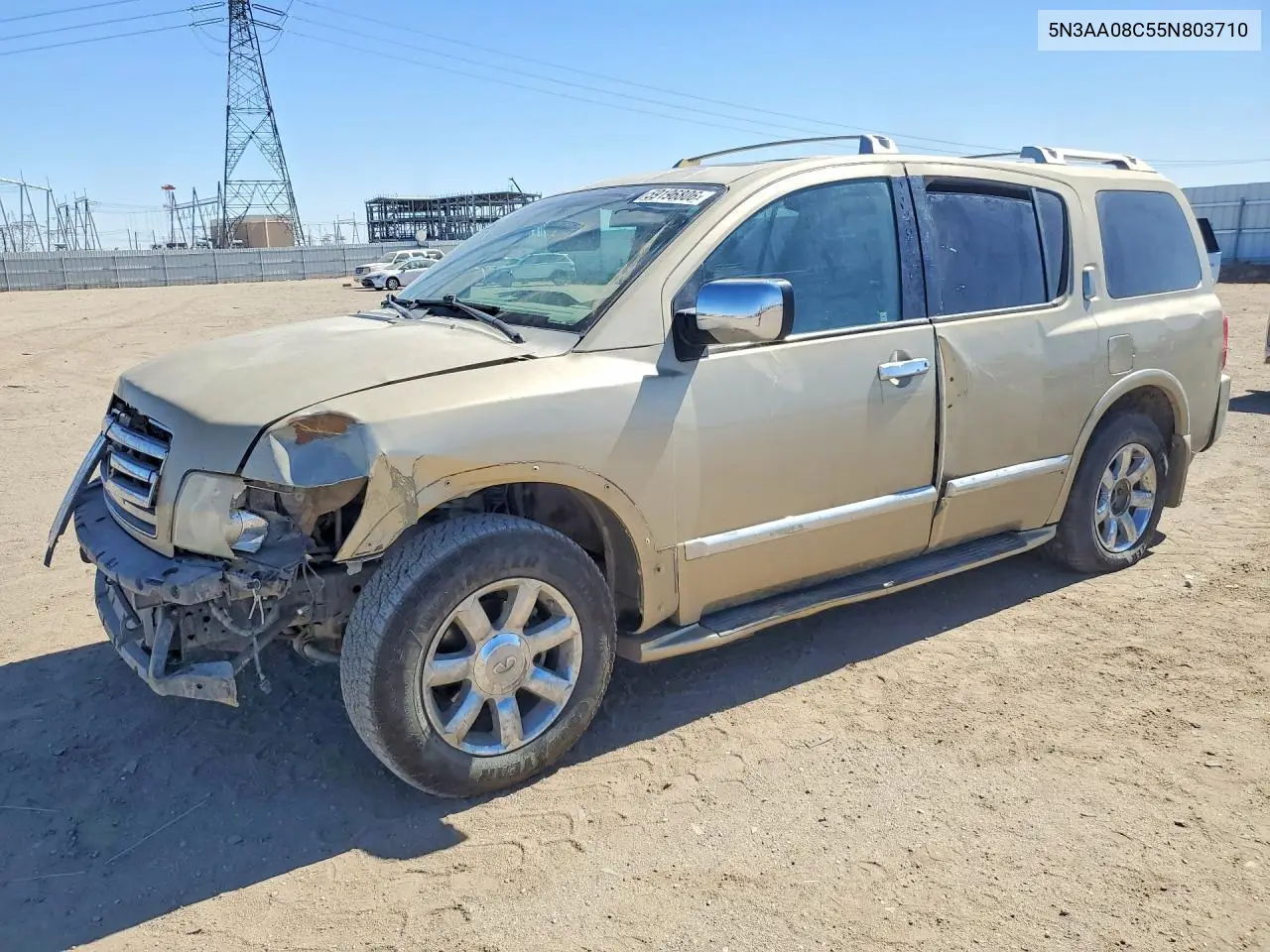 2005 Infiniti Qx56 Base VIN: 5N3AA08C55N803710 Lot: 59196806