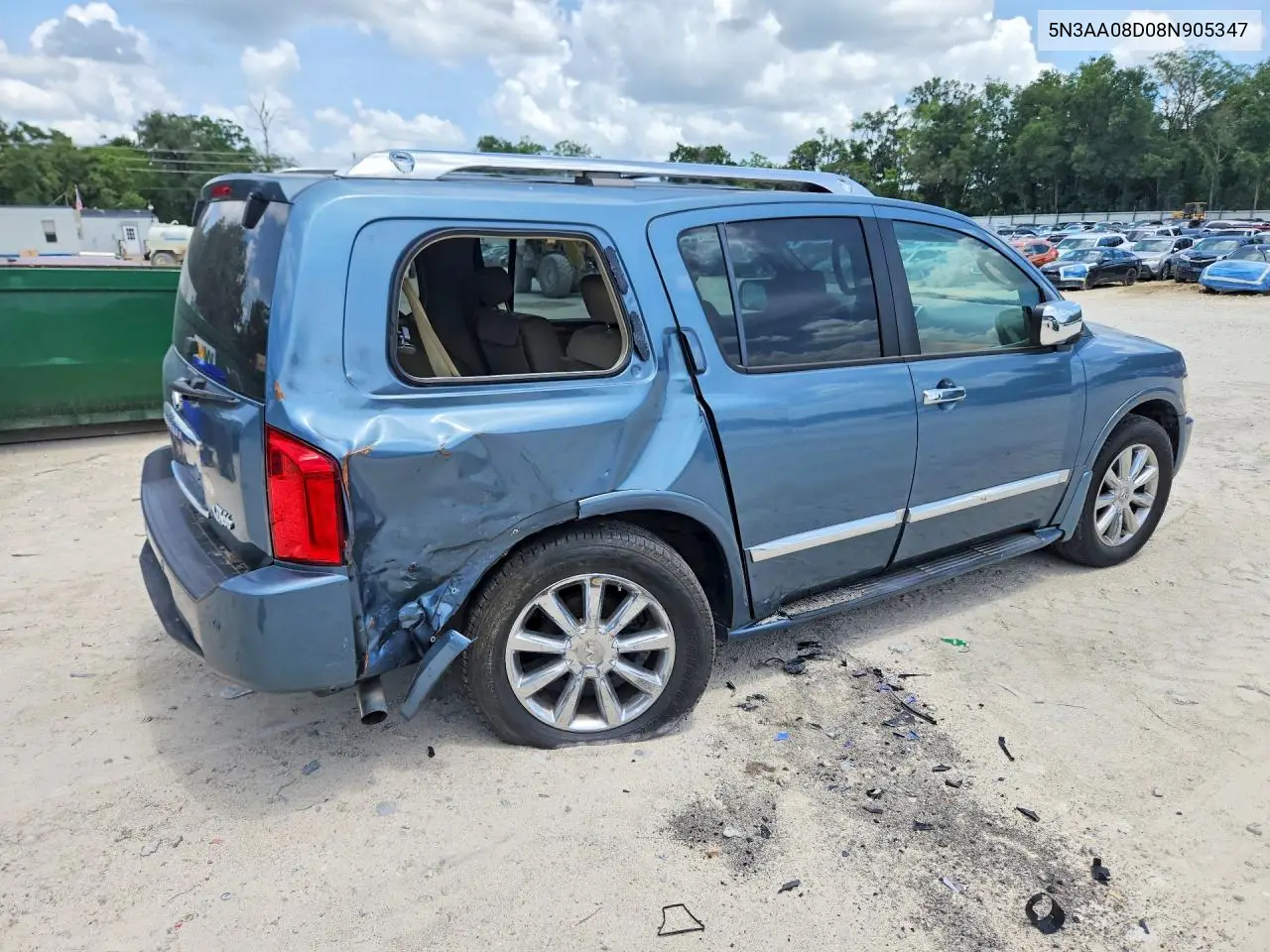 2008 Infiniti Qx56 Base VIN: 5N3AA08D08N905347 Lot: 51101146