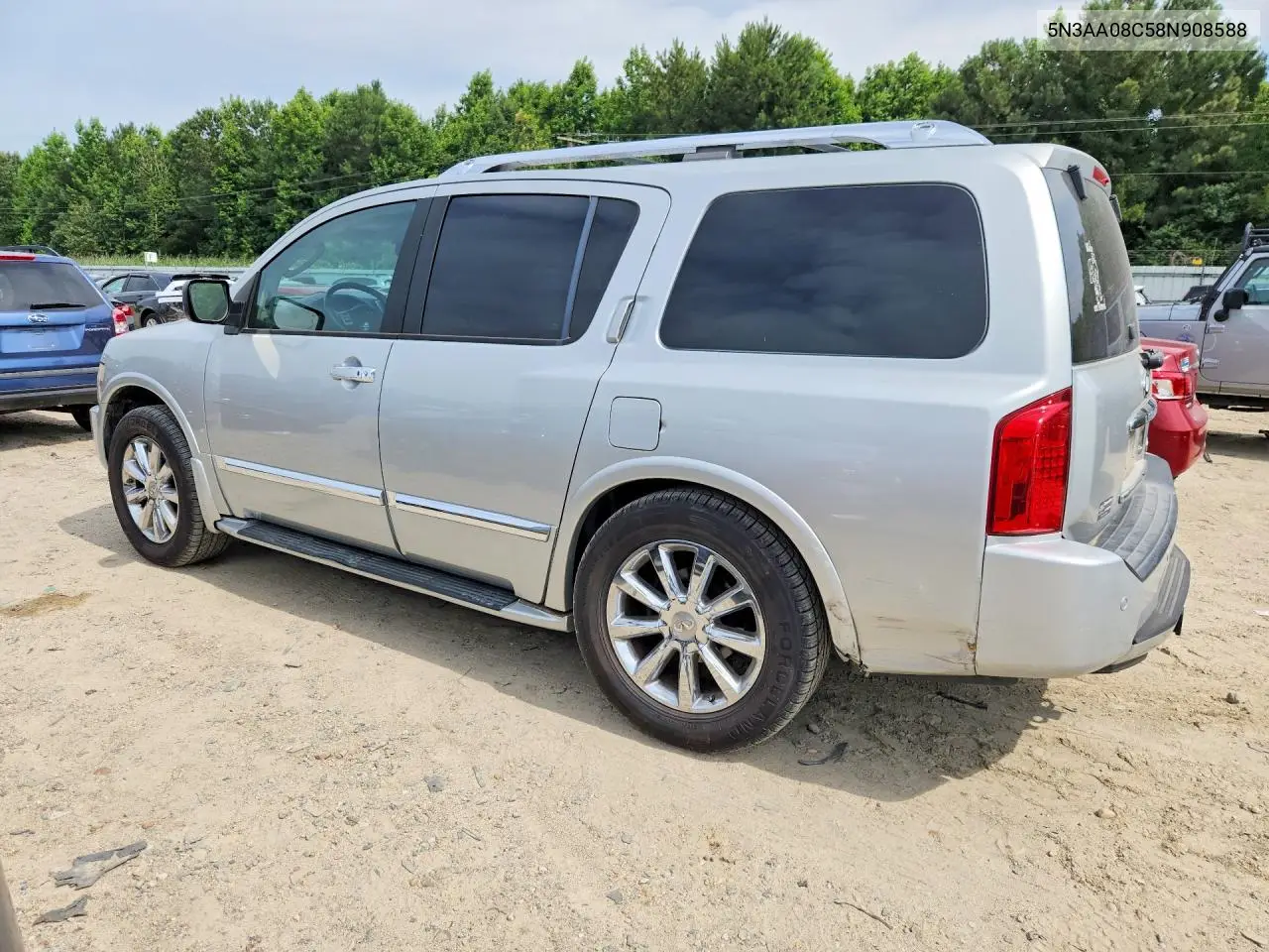 2008 Infiniti Qx56 Base VIN: 5N3AA08C58N908588 Lot: 58902546