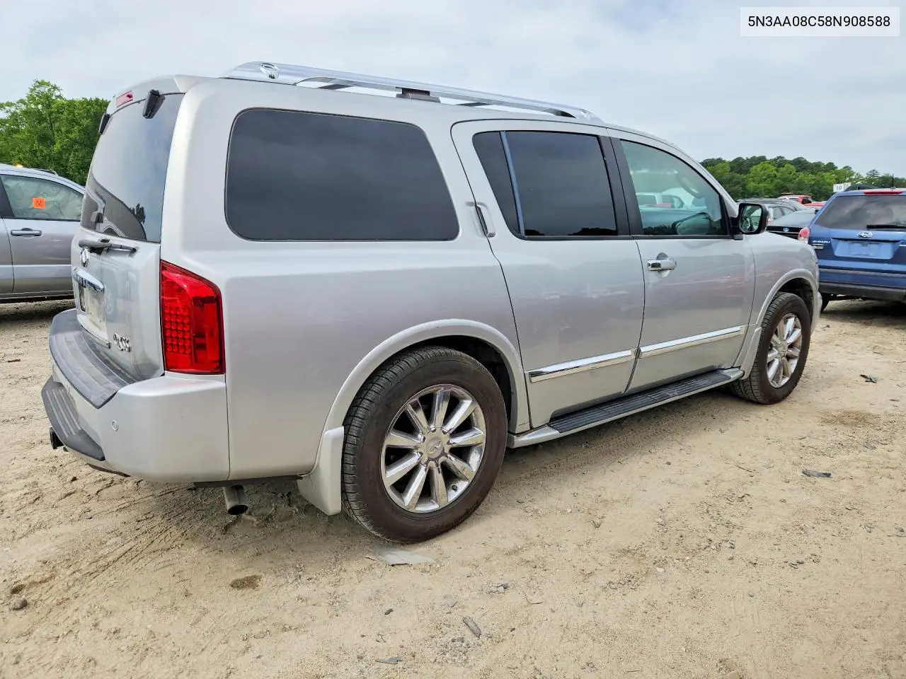 2008 Infiniti Qx56 Base VIN: 5N3AA08C58N908588 Lot: 58902546