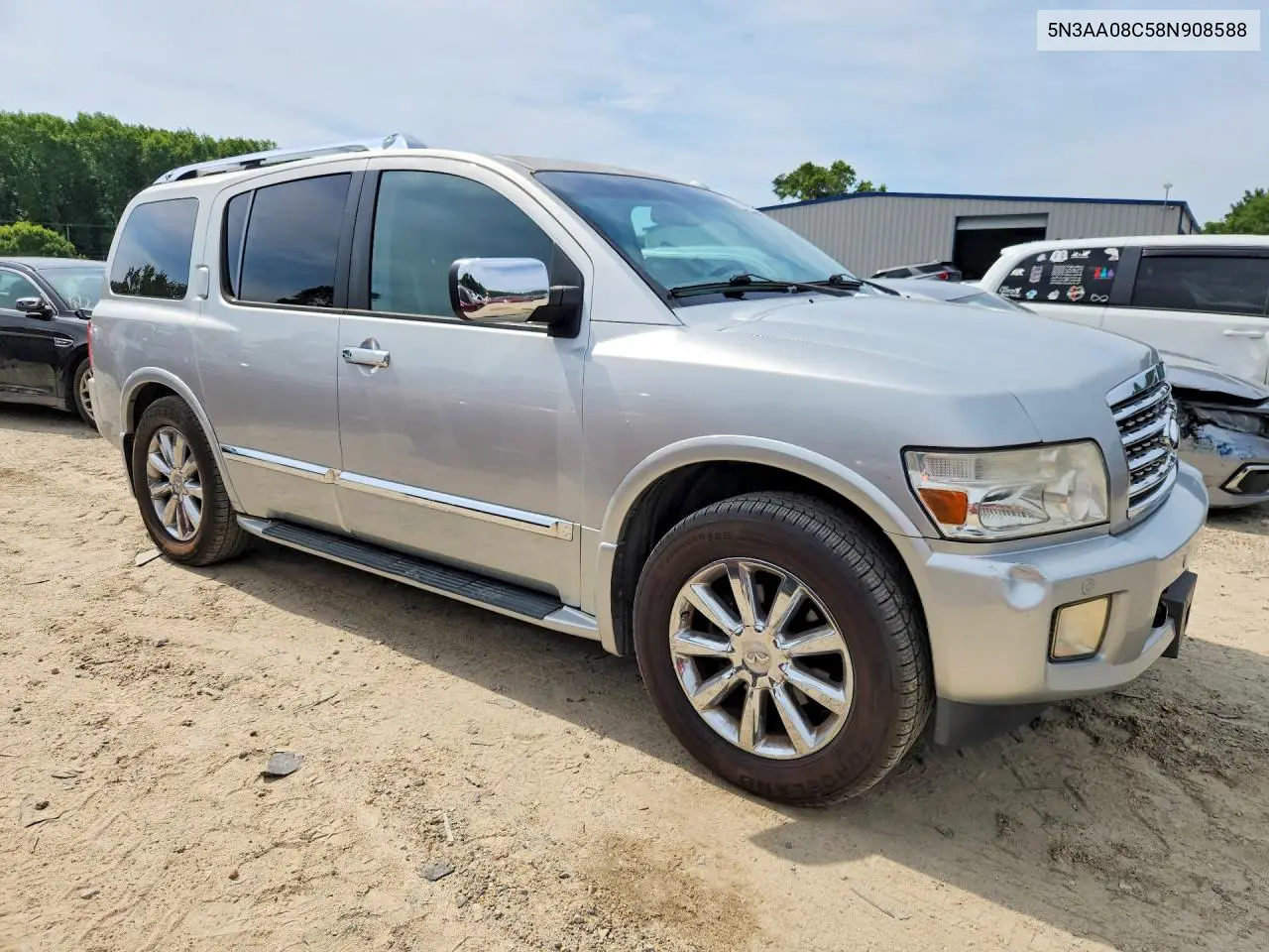 2008 Infiniti Qx56 Base VIN: 5N3AA08C58N908588 Lot: 58902546