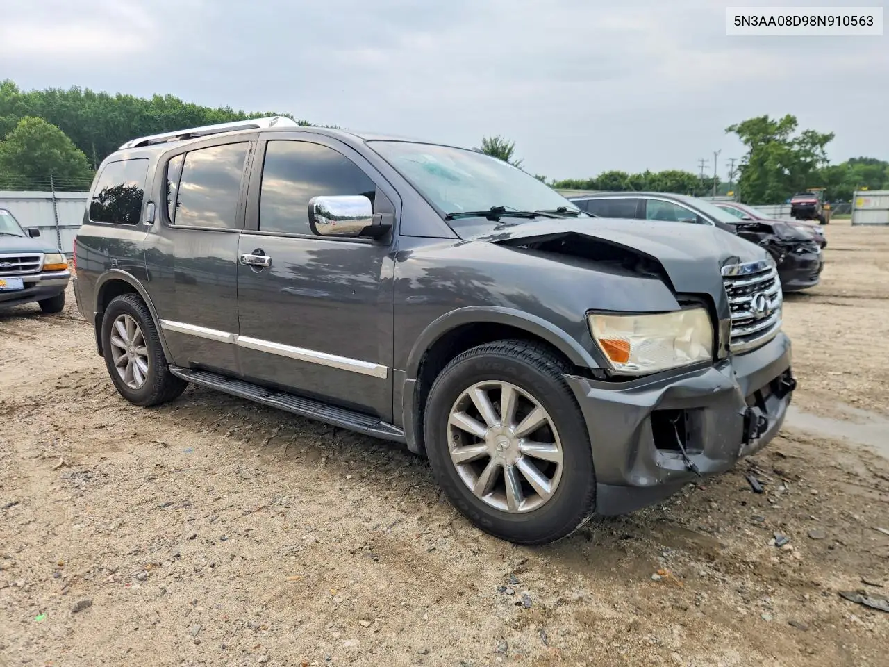 2008 Infiniti Qx56 Base VIN: 5N3AA08D98N910563 Lot: 61318406