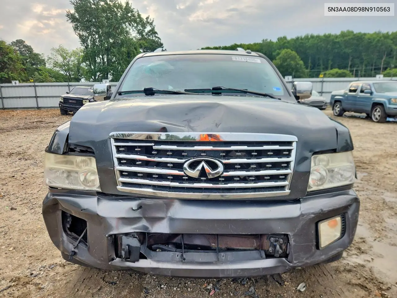 2008 Infiniti Qx56 Base VIN: 5N3AA08D98N910563 Lot: 61318406