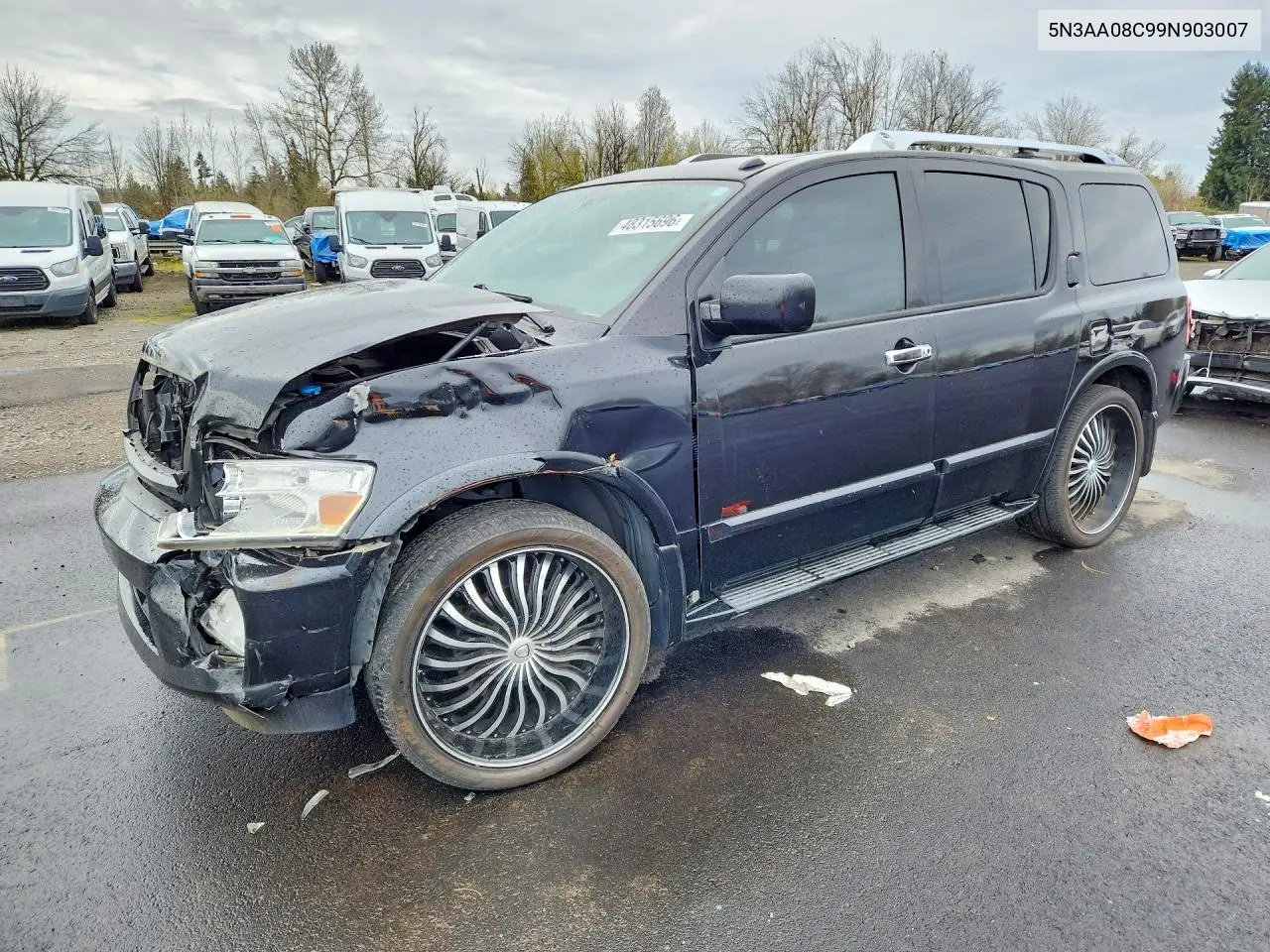 2009 Infiniti Qx56 VIN: 5N3AA08C99N903007 Lot: 48315696