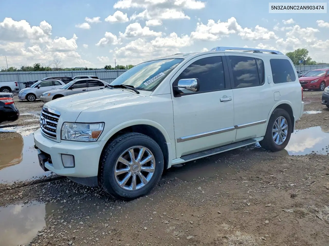 2010 Infiniti Qx56 Base VIN: 5N3ZA0NC2AN903474 Lot: 55735686