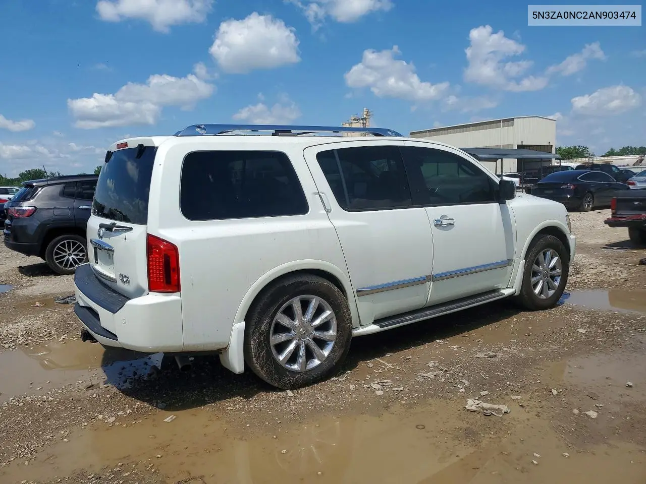 2010 Infiniti Qx56 Base VIN: 5N3ZA0NC2AN903474 Lot: 55735686