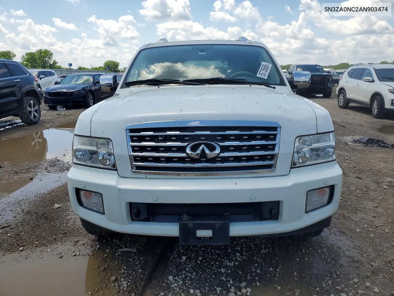 2010 Infiniti Qx56 Base VIN: 5N3ZA0NC2AN903474 Lot: 55735686