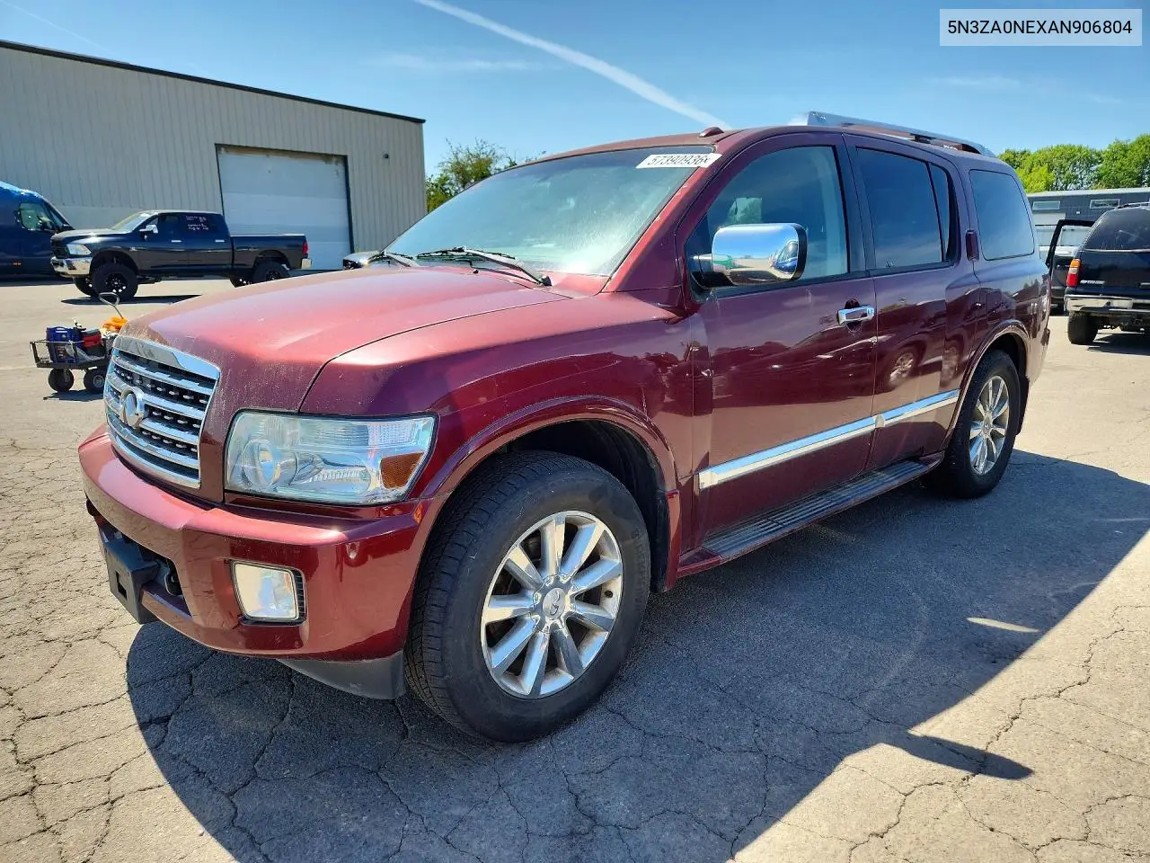 2010 Infiniti Qx56 VIN: 5N3ZA0NEXAN906804 Lot: 57390936
