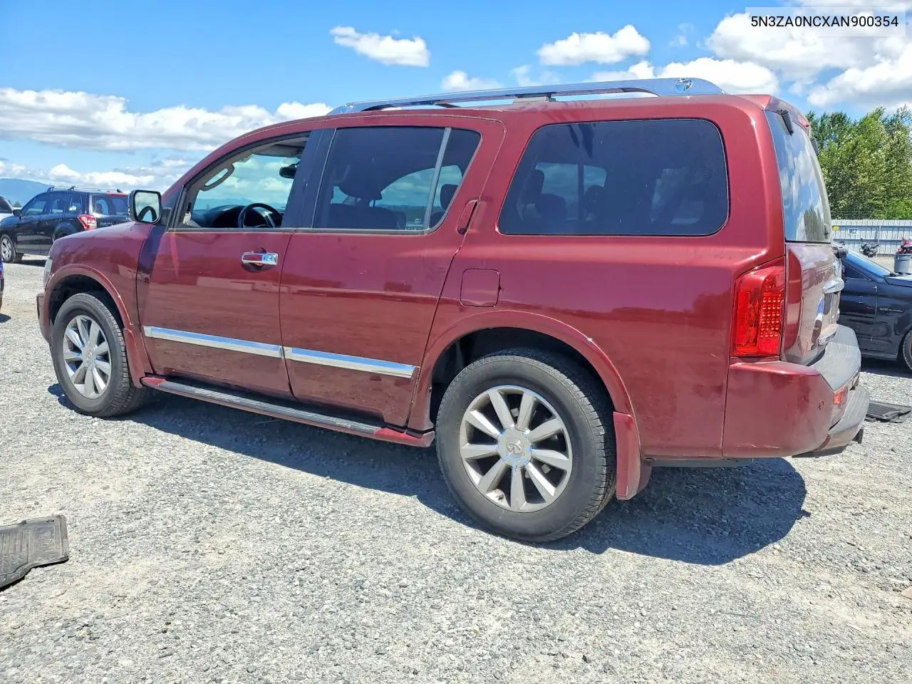 2010 Infiniti Qx56 Base VIN: 5N3ZA0NCXAN900354 Lot: 57595936